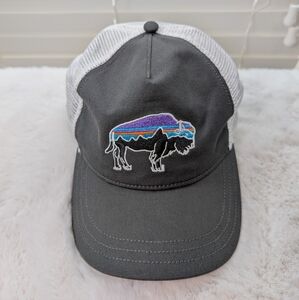 Patagonia Fitz Roy Bison LoPro Trucker Hat | One Size | Embroidered Graphic